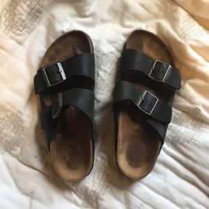 Black Birkenstocks Size 38 - Good used condition
